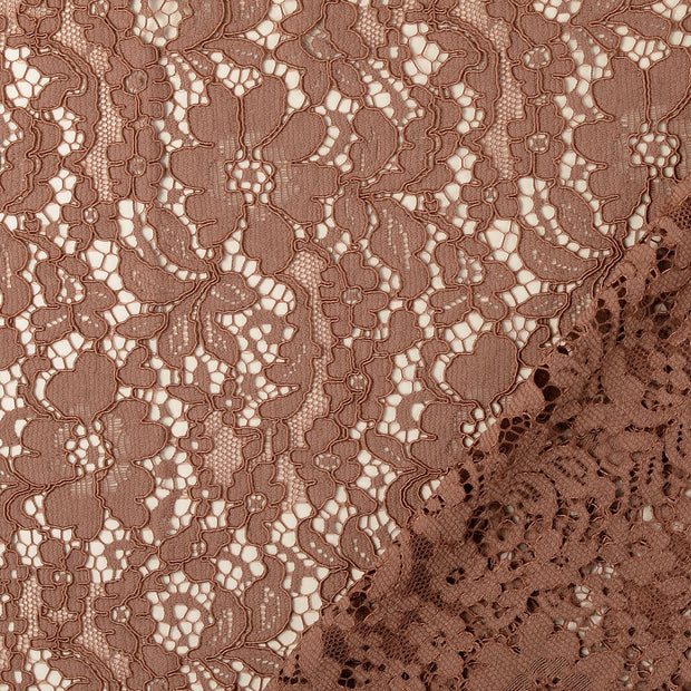 Lace fabric Taupe Grey 