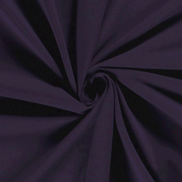 Jersey fabric Unicolour Carbon