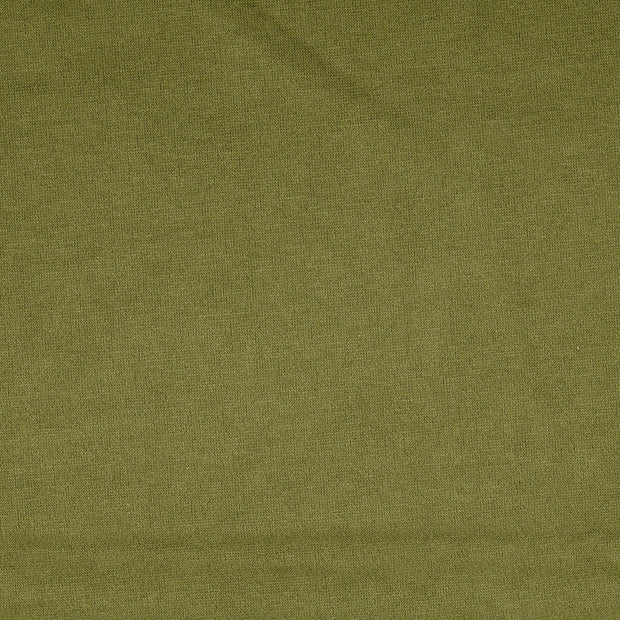 Heavy Knit tissu Melange Vert kaki