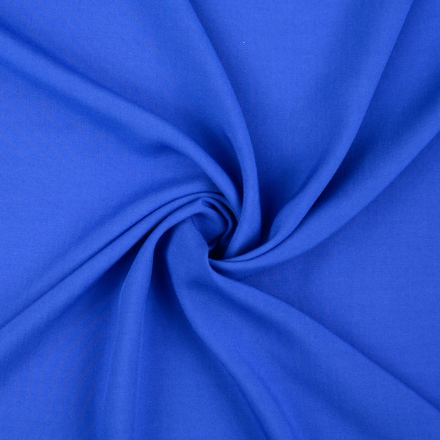 Viscose Poplin fabrik Königsblau 