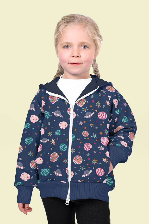 Softshell fabrik Weltraum Marine