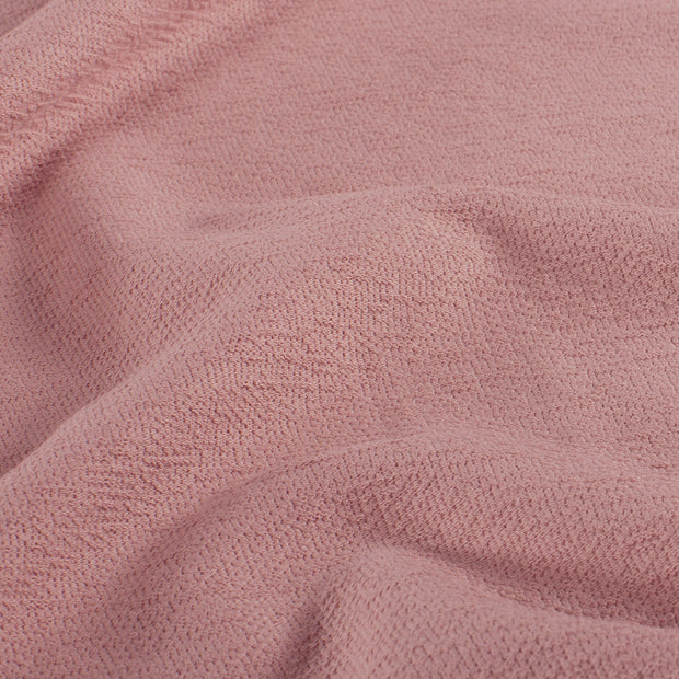 Terry Crêpe tissu Unicolore Mauve clair