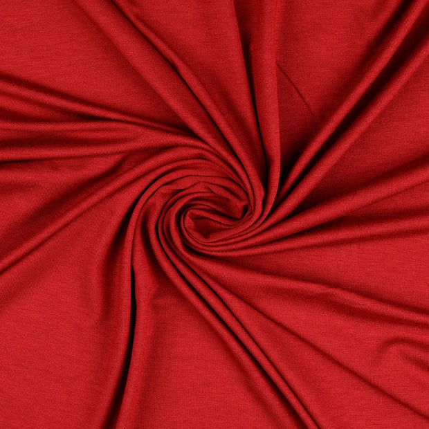 Viscose Jersey fabrik Dunkelrot 