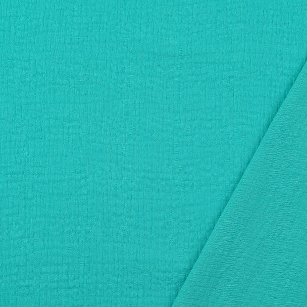 Musselin fabrik Turquoise 