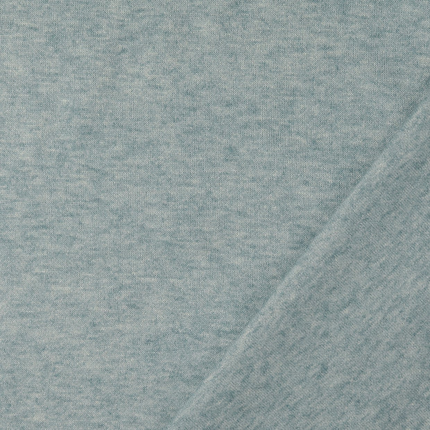 Heavy Knit fabric Petrol brushed 