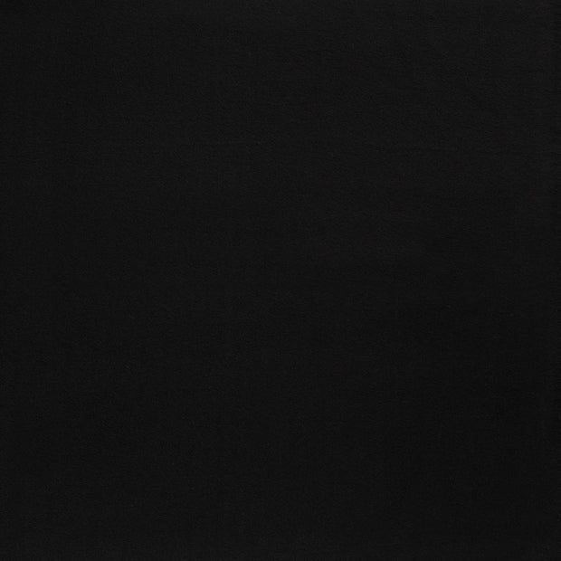 Baumwolle Fleece fabrik Uni schwarz