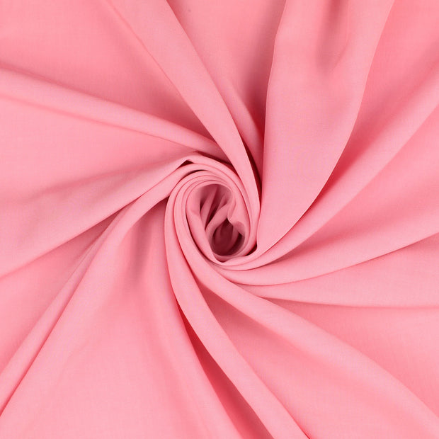 Viscose Poplin fabrik Rosa 