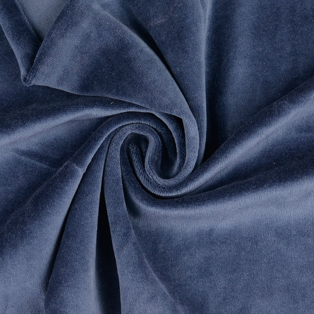 Velours tissu Bleu Marine 