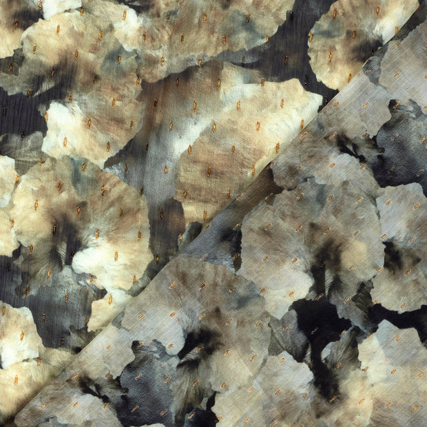 Chiffon fabrik Glitter digital bedruckt 