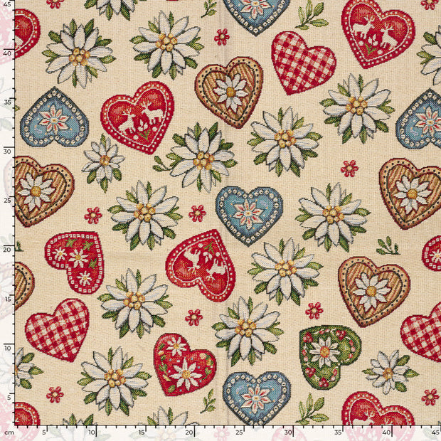 Gobelin tissu Montagnes Beige