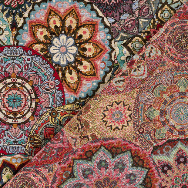 Gobelin tissu Mandalas jacquard 