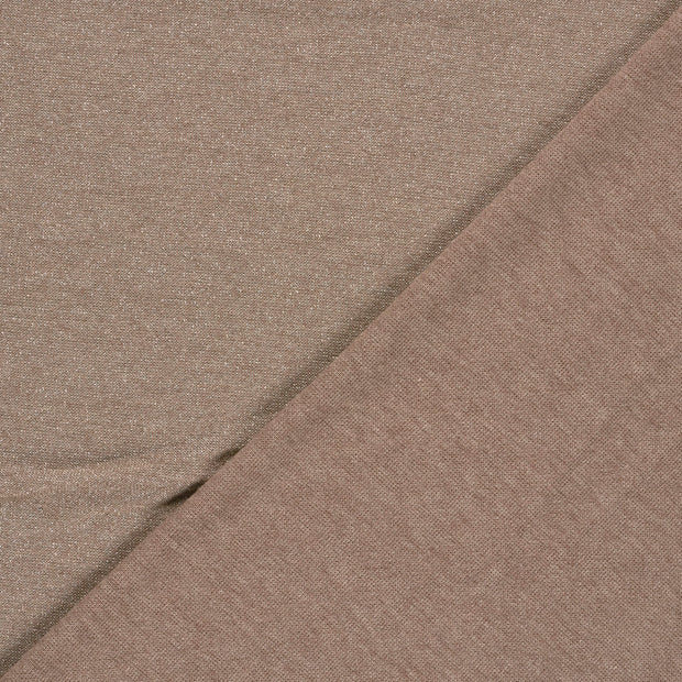 Heavy Knit tissu Melange Lurex 