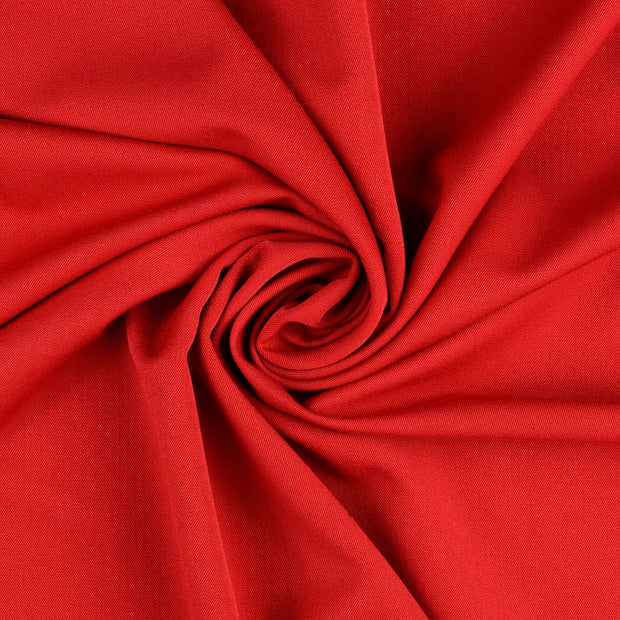 Gabardine fabrik rot 
