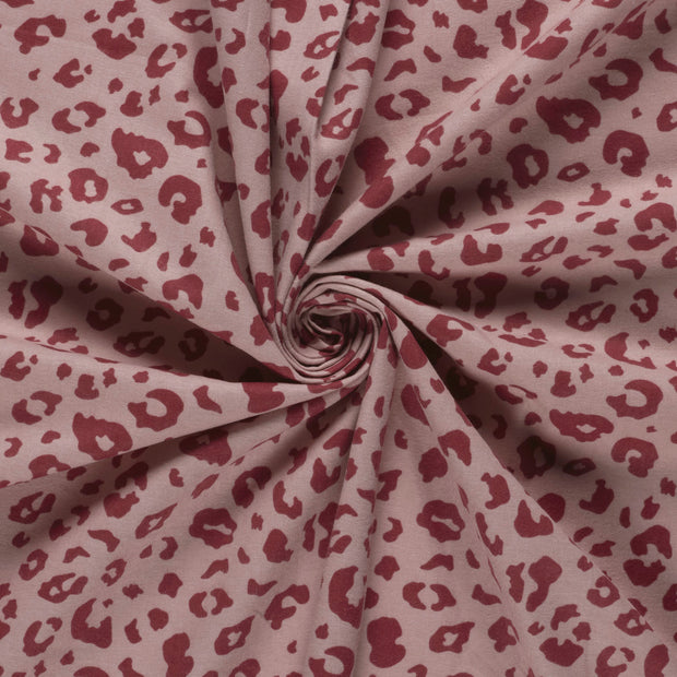 Flannel fabric Light Pink printed 