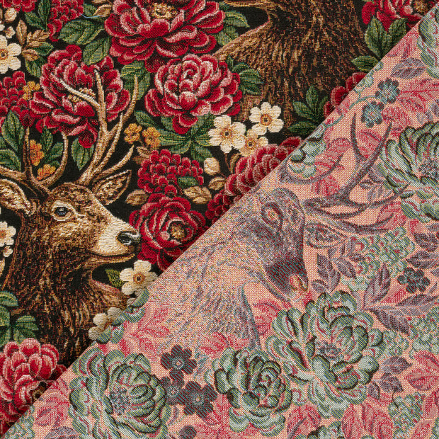Gobeline fabrik Hirsche Jacquard 