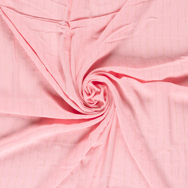 Krepp fabrik Rosa Lurex 