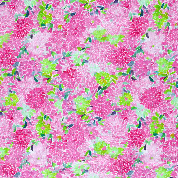 Viscose Satin fabrik Fuchsia 