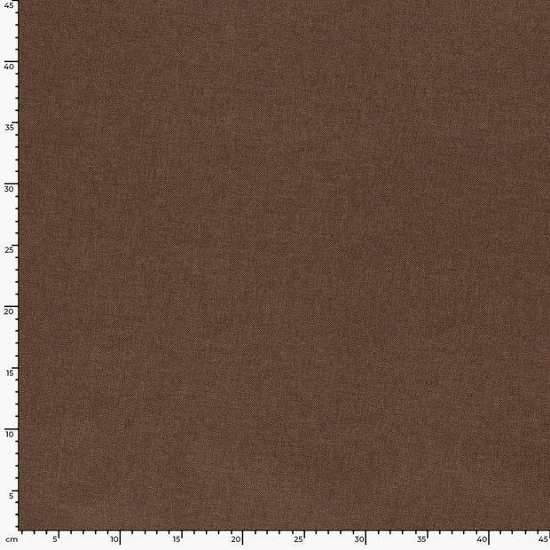 Polyester Webware fabrik Uni Braun Melange