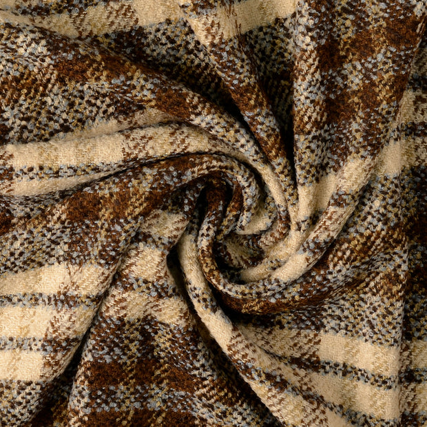 Tweed fabrik Braun 