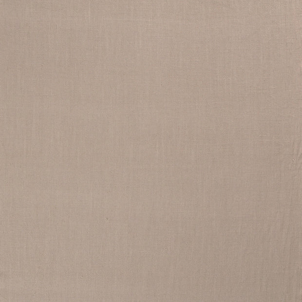 Viscose Lin Chaine et Trame tissu Unicolore Beige