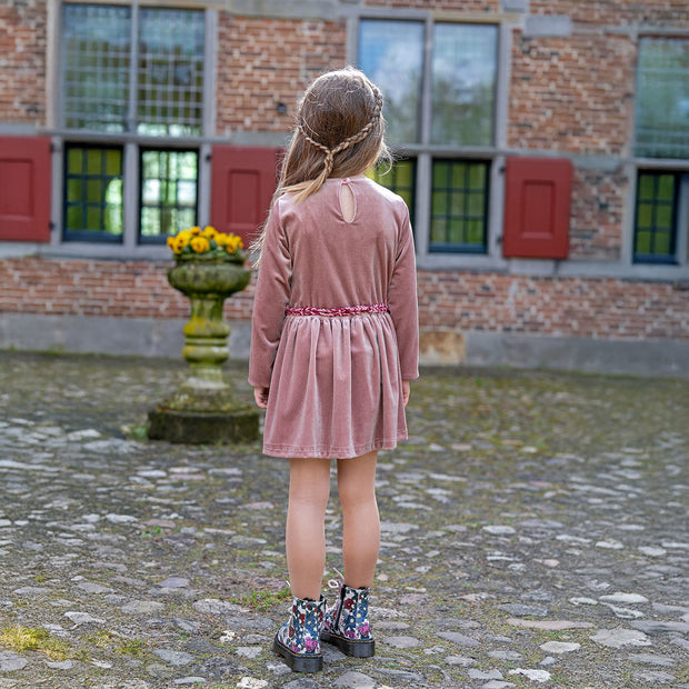 Samt fabrik Uni Helles Pink