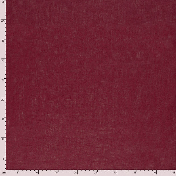 Polyester Webware fabrik Uni Bordeauxrot