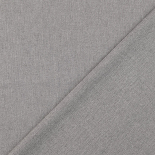 Sergé tissu gris 