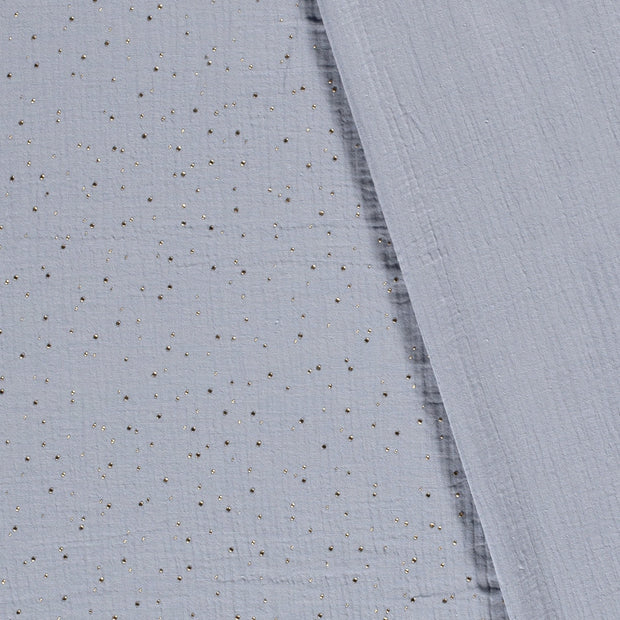 Muslin fabric Dots dew drops 