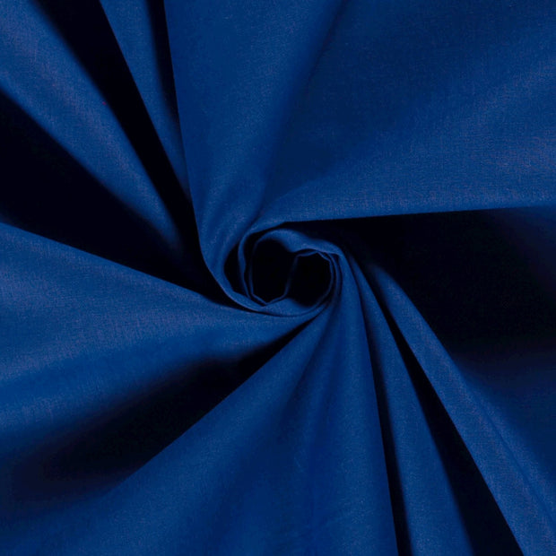 Cretonne fabric Unicolour Cobalt