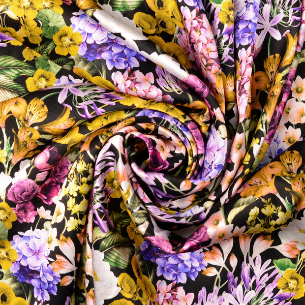 Viscose Satin fabrik Mehrfarbig 