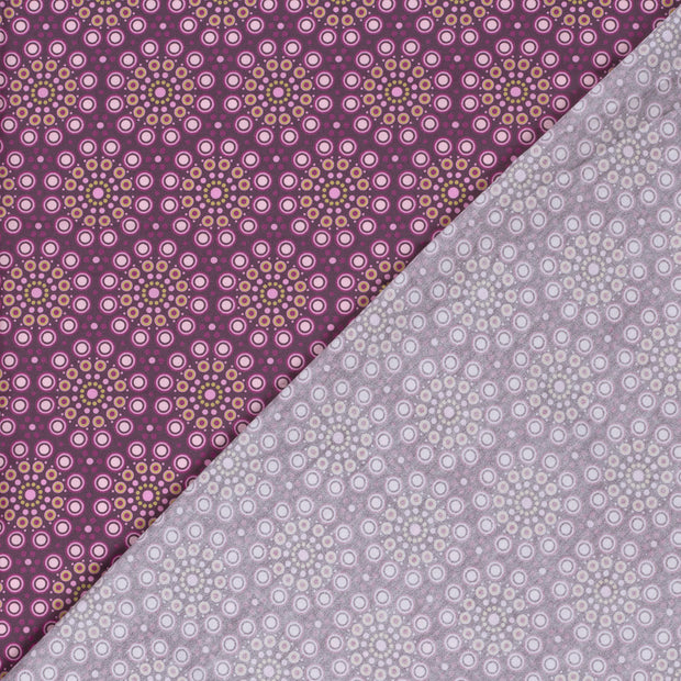 Cotton Poplin fabric Flowers digital printed 