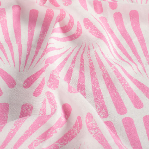 Bambus Poplin fabrik Muscheln Rosa