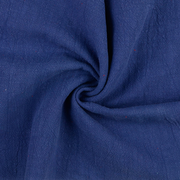 Leinen fabrik Indigoblau Stonewashed 