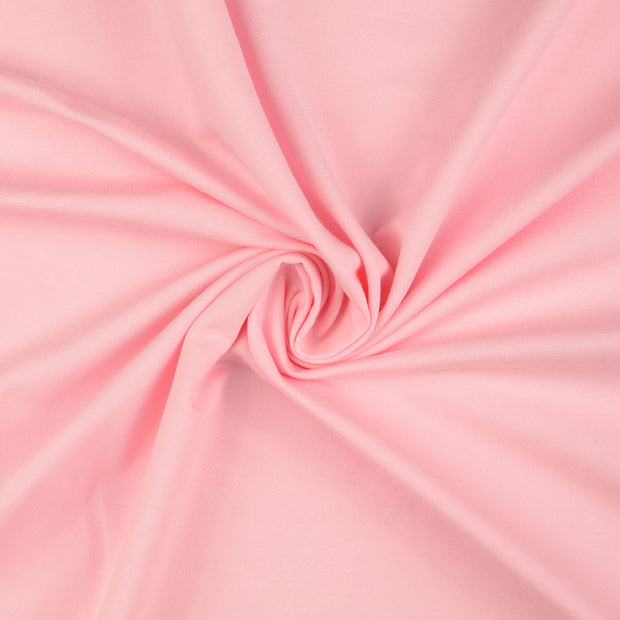 French Terry tissu Rose clair 