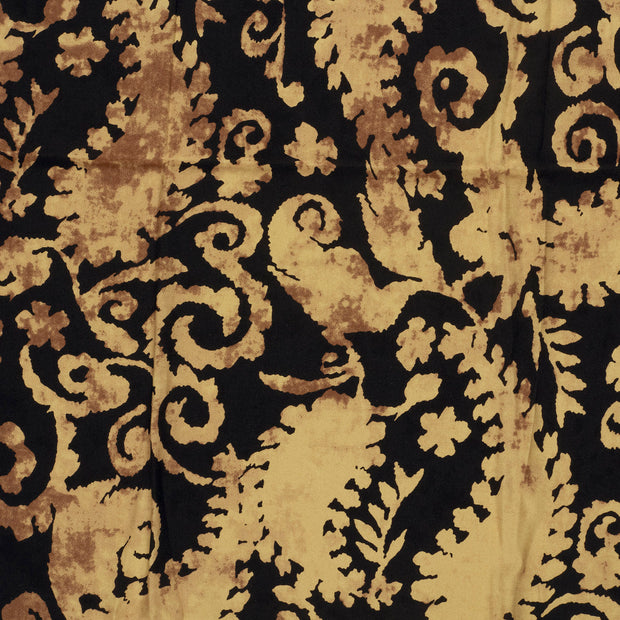 Sergé de Viscose tissu Camel mat 