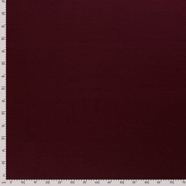 Milano tissu Unicolore Bordeaux