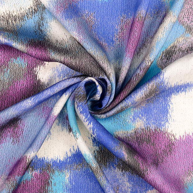 Viscose Satin tissu multicolore 
