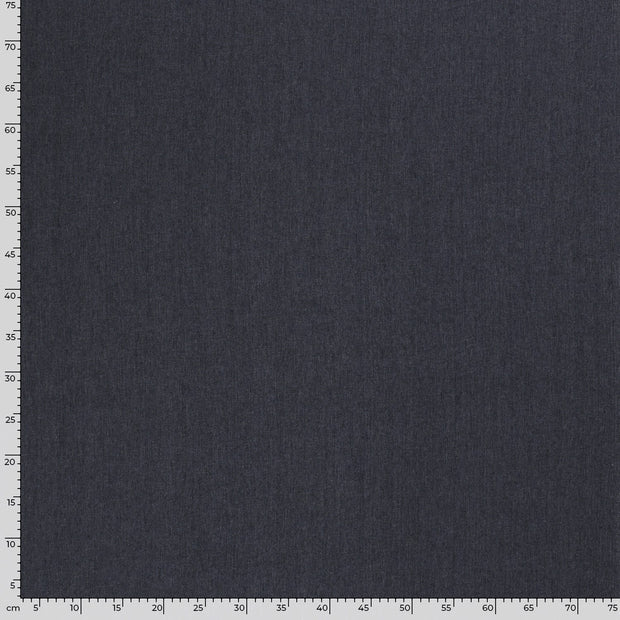 Denim fabric Unicolour Navy