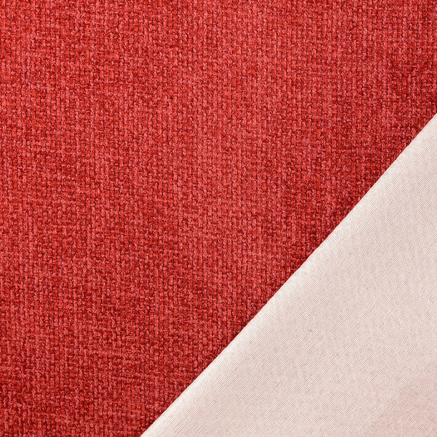 Chenille fabric Red dyed 