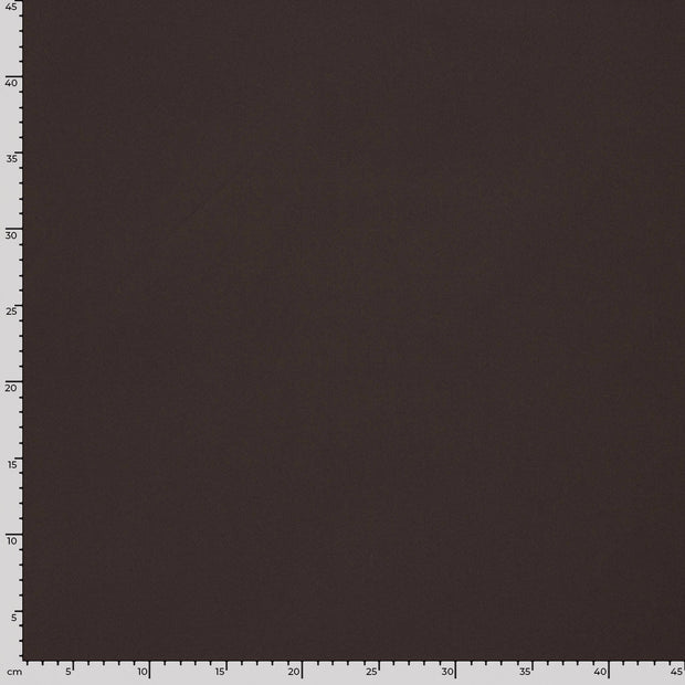 Softshell tissu Unicolore Marron Foncé