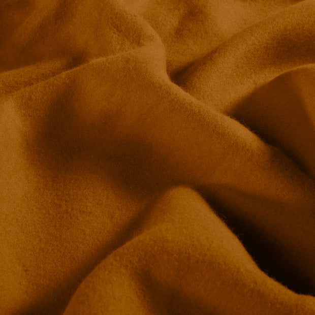 Cotton Fleece fabric Unicolour Caramel
