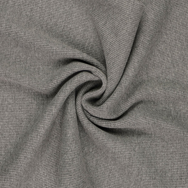Heavy Knit fabrik Grau 