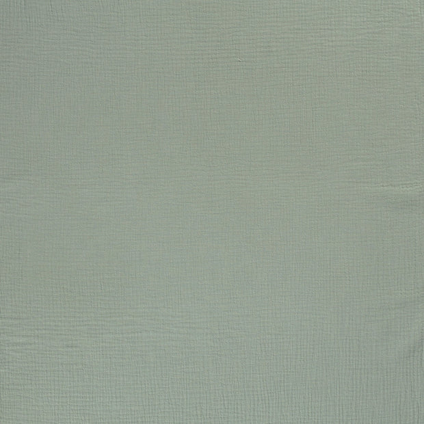 Muslin Triple Layer fabric Dark Mint matte 