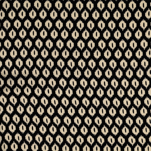 Viscose Satin tissu noir