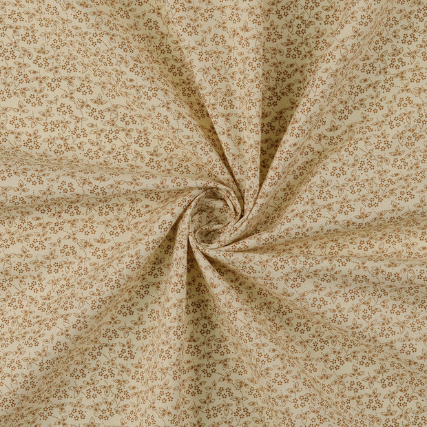 Baumwolle Popeline fabrik Beige 