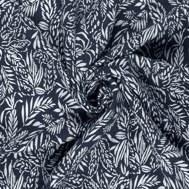 Viscose Nylon Crepe fabrik Marine bedruckt 
