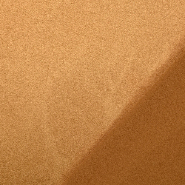 Satin Velvet fabrik Ocker gefärbt 