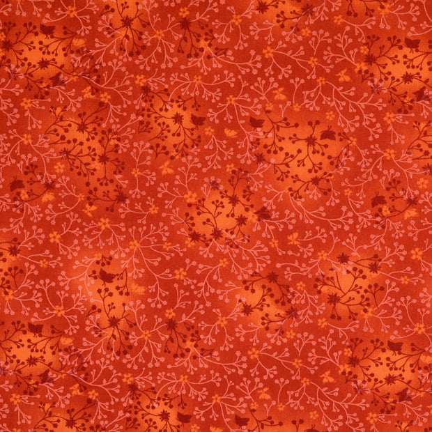  tissu Batique orange