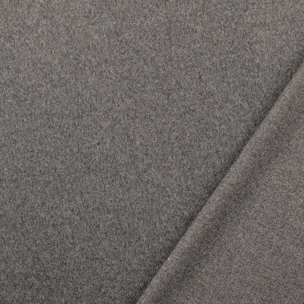 Chiffon en laine tissu Gris brossé 