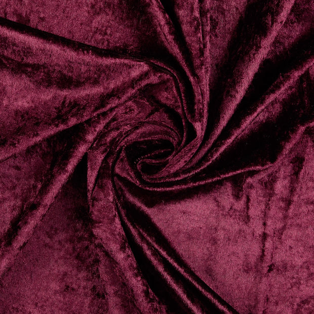 Velours fabrik Magenta crushed 